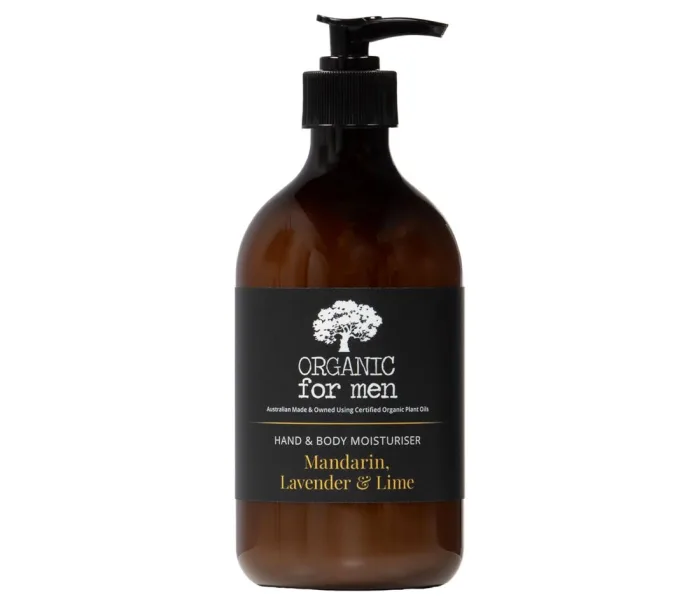 Organic For Men Hand & Body Moisturiser 500ml