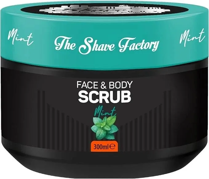 The Shave Factory Face & Body Scrub MINT 300ml