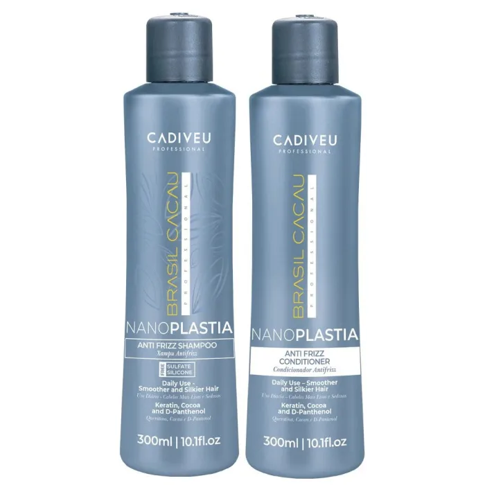 Brasil Cacau Nanoplastia Anti Frizz Shampoo & Conditioner 300ml