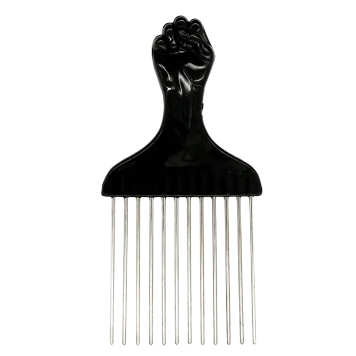 Metal Pick/Oil Comb Black