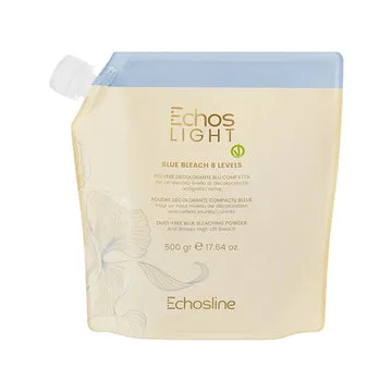 Echosline Echos Light Blue Bleach 8 Levels Dust-Free Blue Hair Lightening Powder 500g