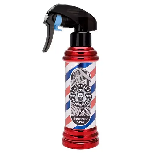 Bob Spray Bottle Red with Barber Pole Design - 180ml
