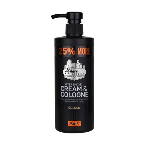 The Shave Factory Cream & Cologne Gold 500ml