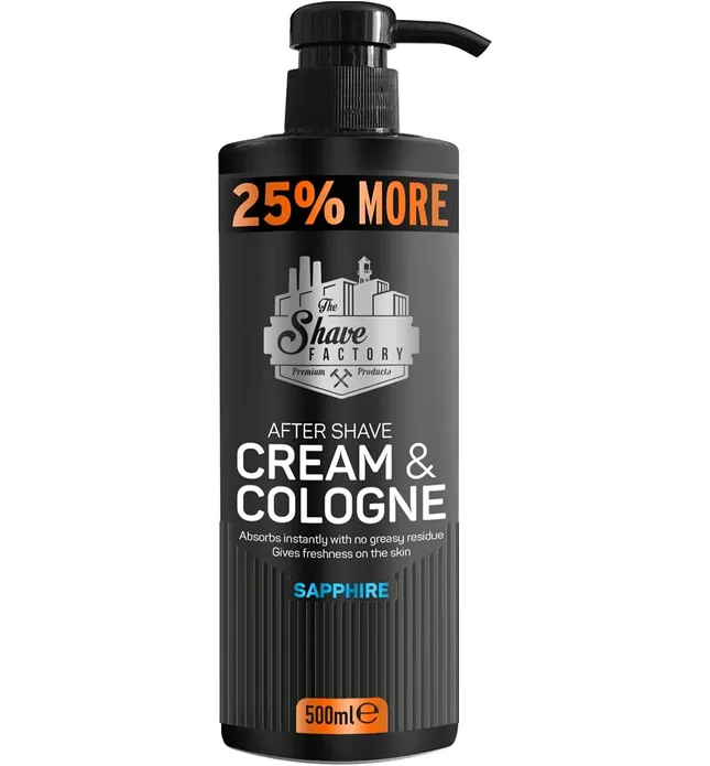 The Shave Factory Cream & Cologne Sapphire 500ml