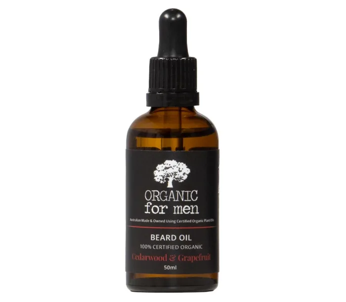 Organic For Men Beard Oil Cedarwood & Grapefruit 50ml