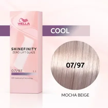 Wella Shinefinity 07/97 Medium Blonde Cendre Brunette - 60ml